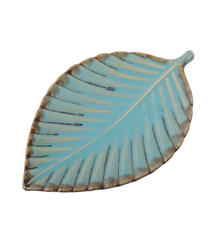 Cerulean Leaf Flat Plate