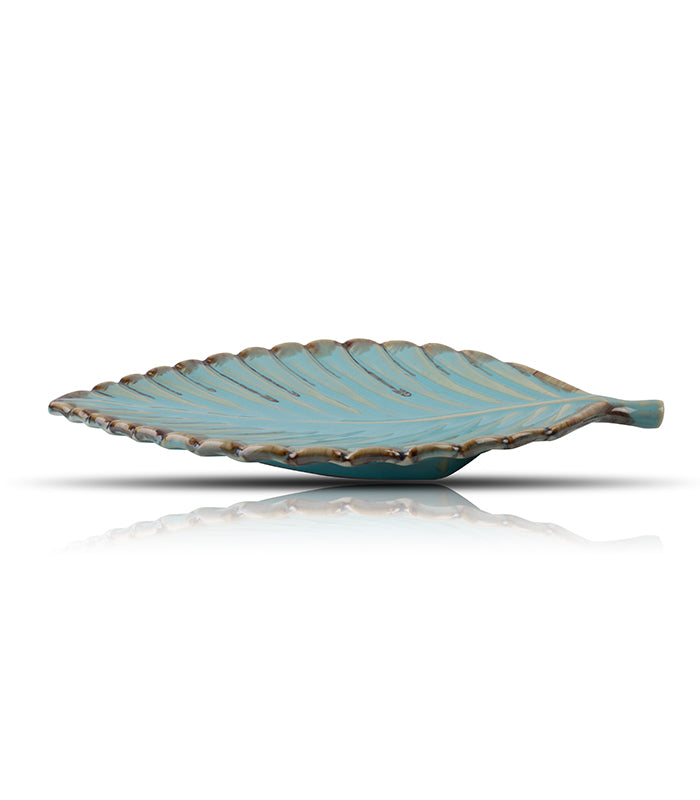 Cerulean Leaf Flat Plate