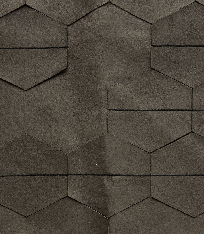 Charcoal Honeycomb Cushion Cover