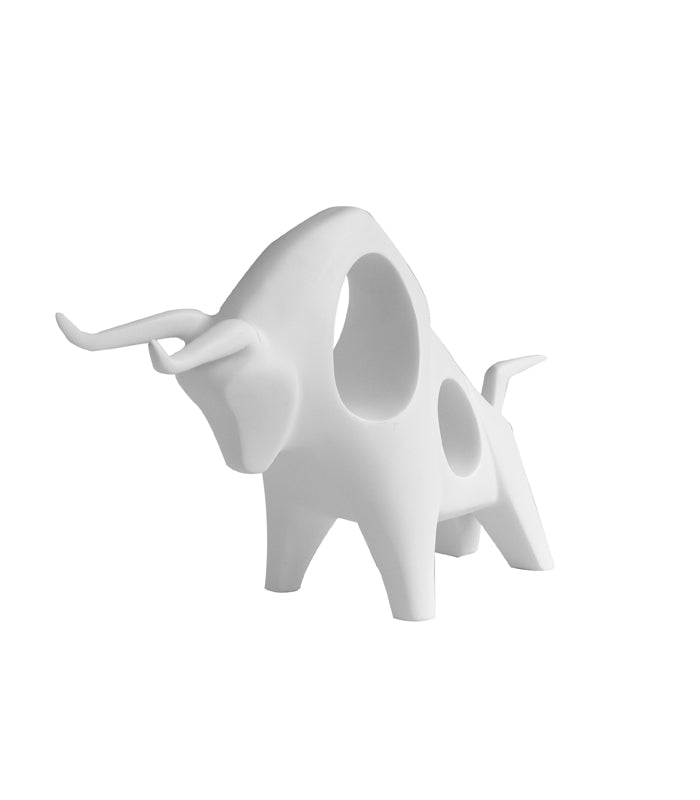 Charging Bull - White