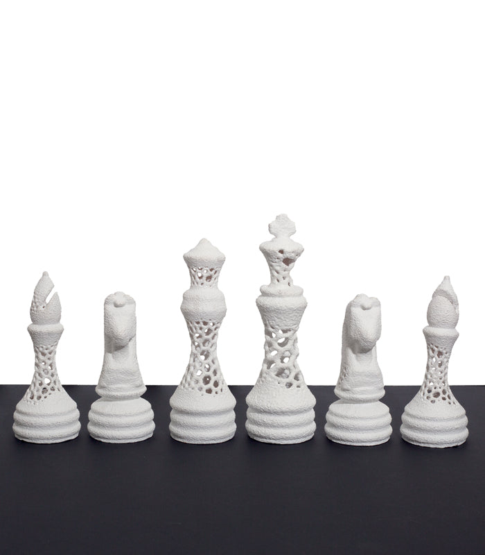 Chess 6 Piece Set White