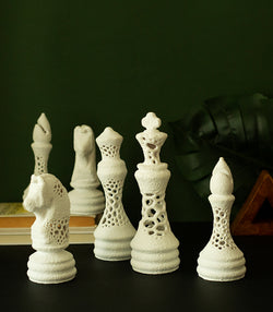 Chess 6 Piece Set White