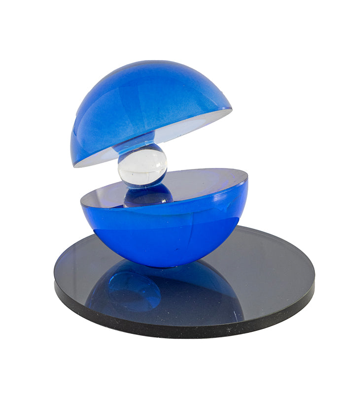 Cobalt Crystal Sculpture