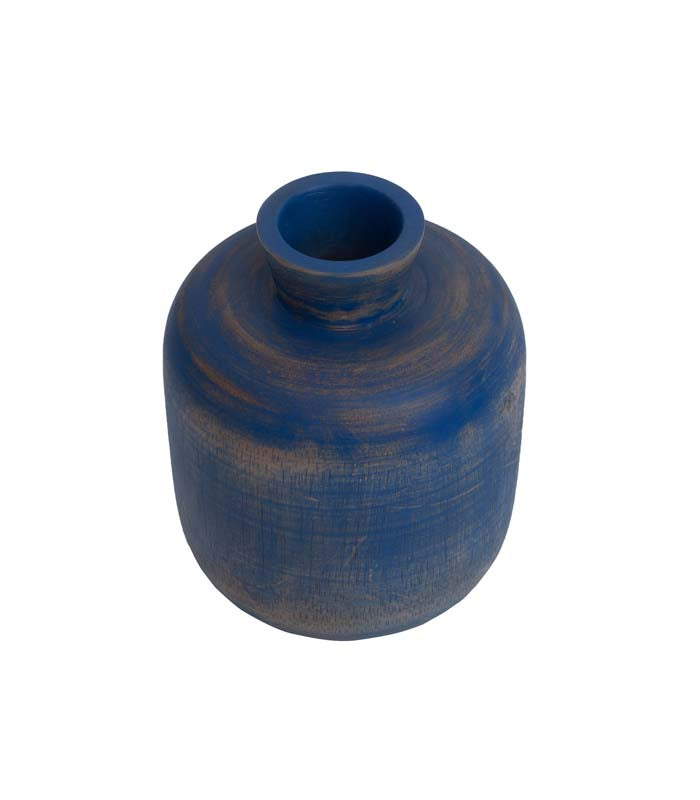 Cobalt Sand Vase