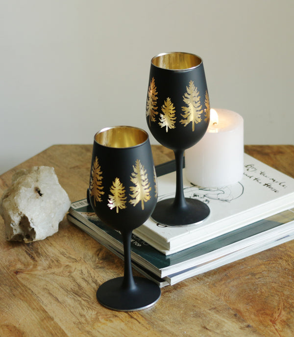 Conifer Wine Glasses - Set of 2