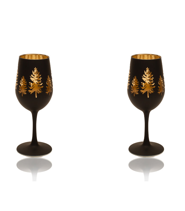 Conifer Wine Glasses - Set of 2