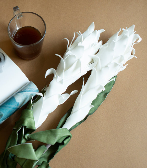 Corn Husk - White - Set of 2