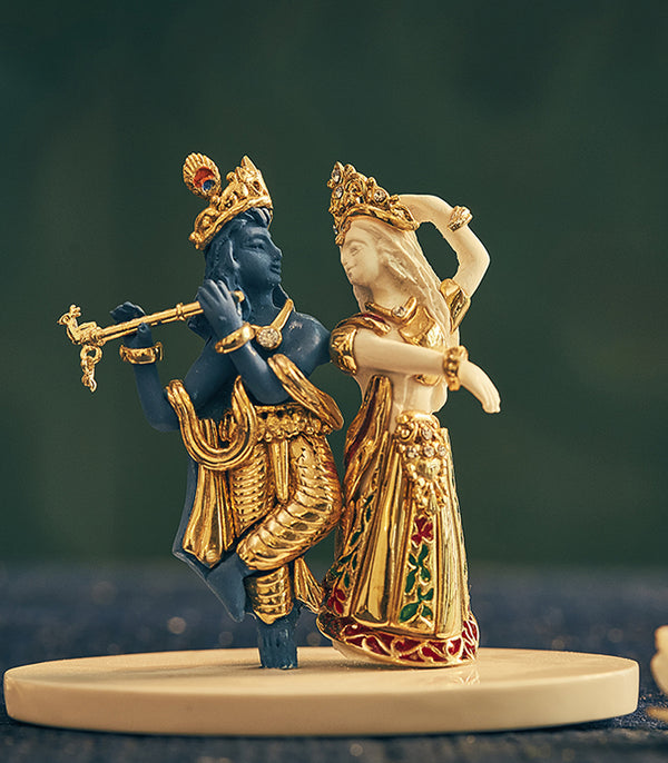 Dancing Radhe Krishna Idol