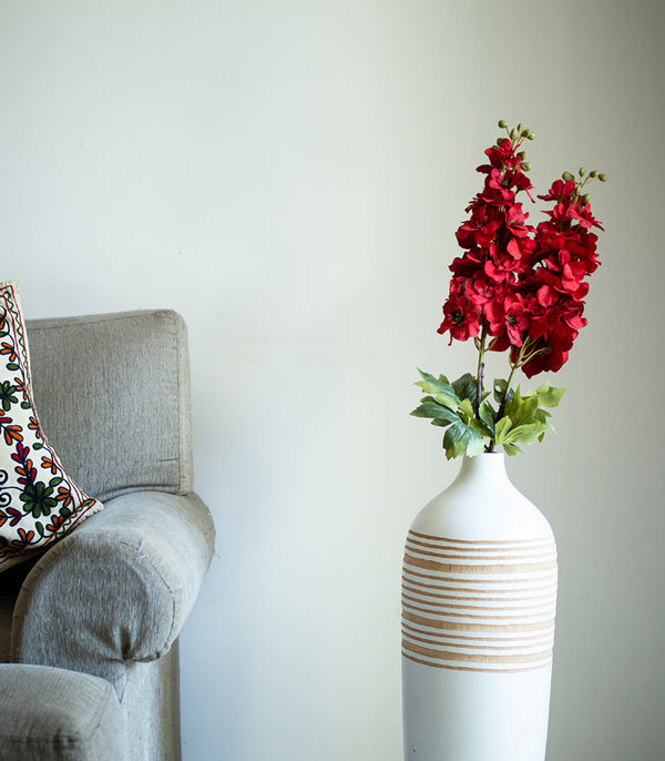 Delphinium - Red - Set of 2