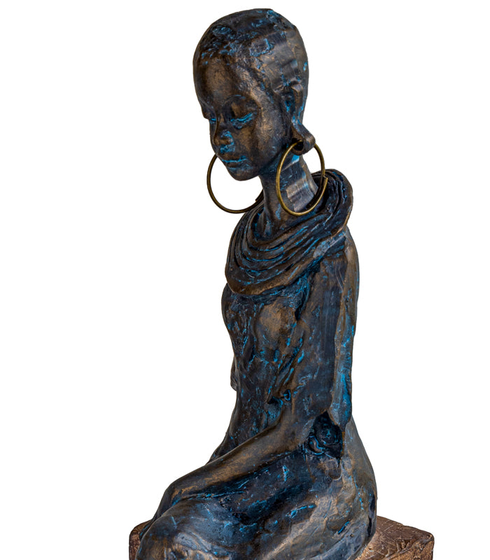 Demure Dame Sculpture