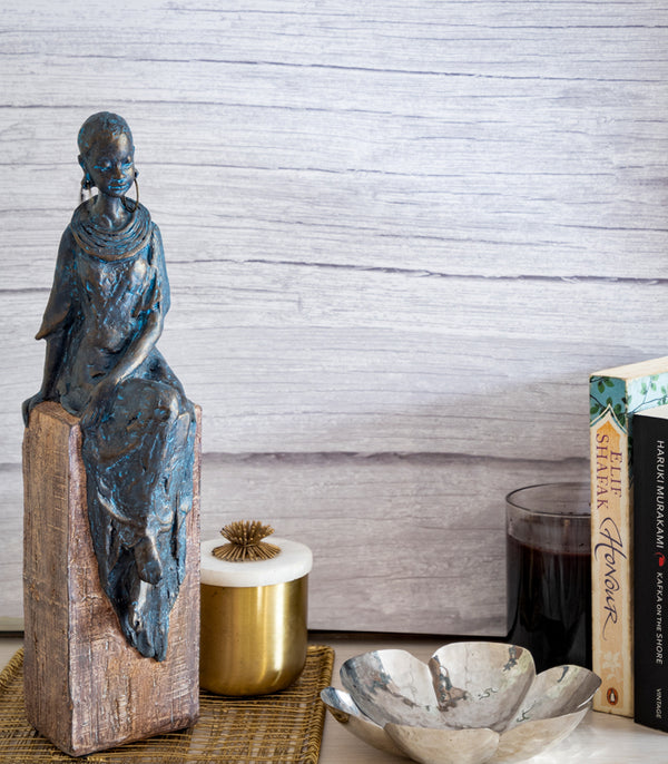 Demure Dame Sculpture