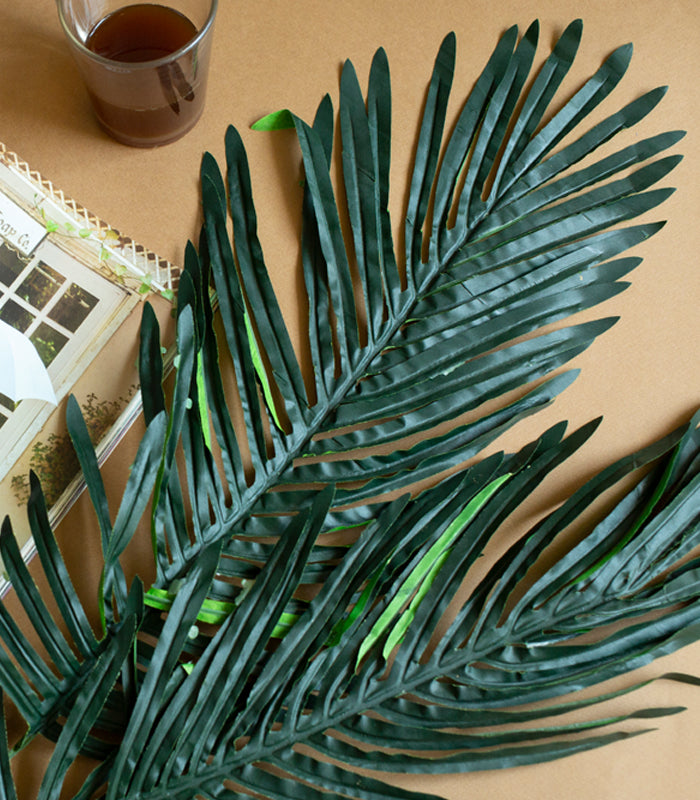 Faux Palm Leaf - Set of 5