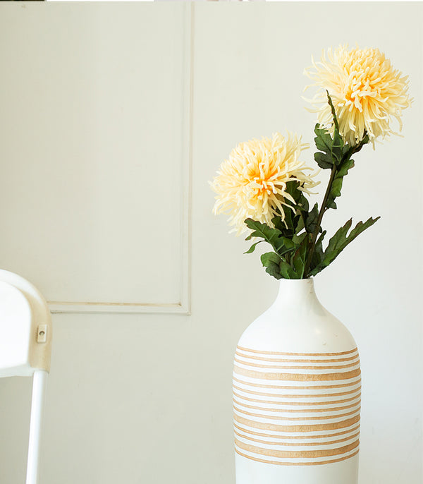 Garden Mum - Light Yellow - Set of 2