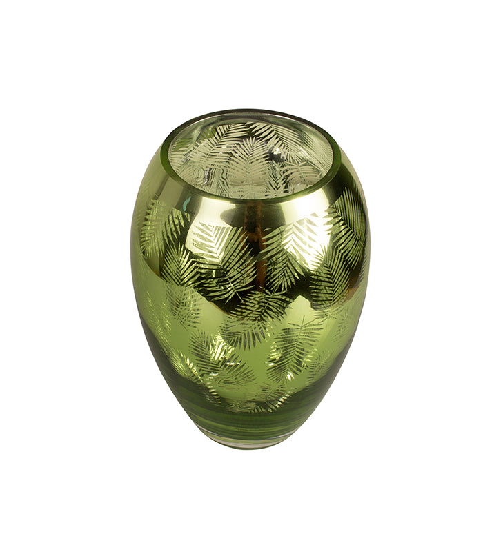 Garden Shire green Bulb vase