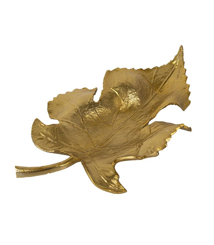 Gilded Leaf Platter