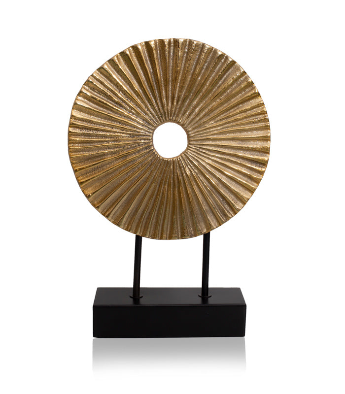 Gilded Radial Sculpture