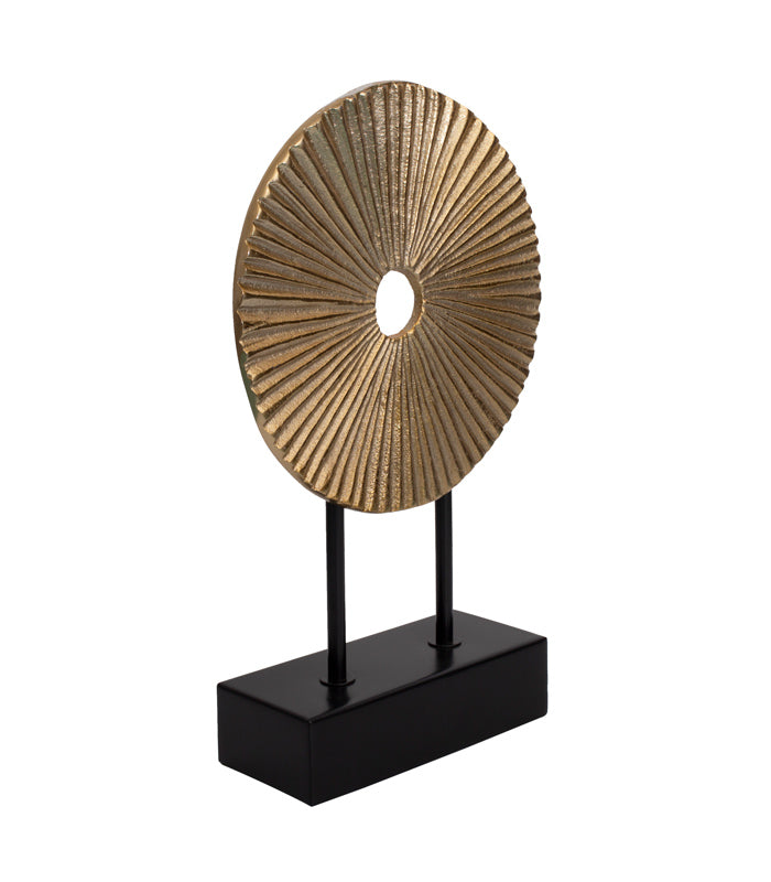 Gilded Radial Sculpture