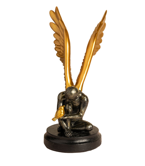 Gold Winged Bird Angel