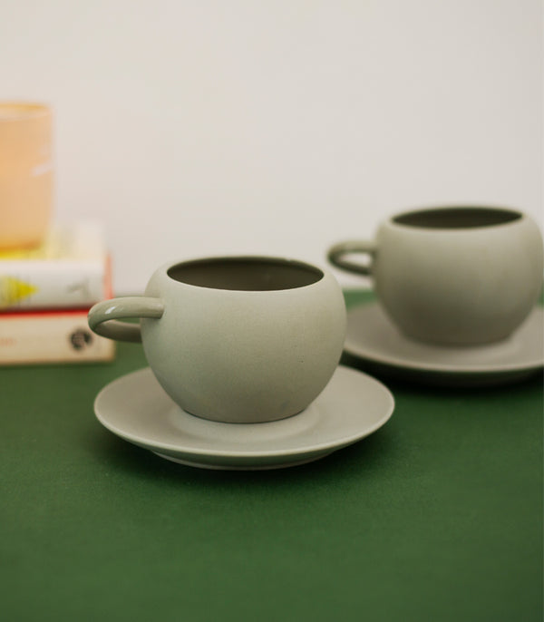 Green Cove Cups Set - Set of 2