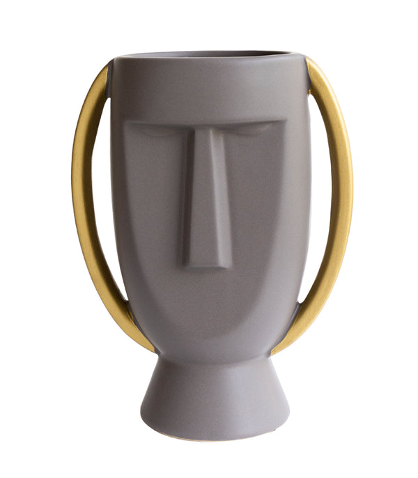 Grey Man Vase