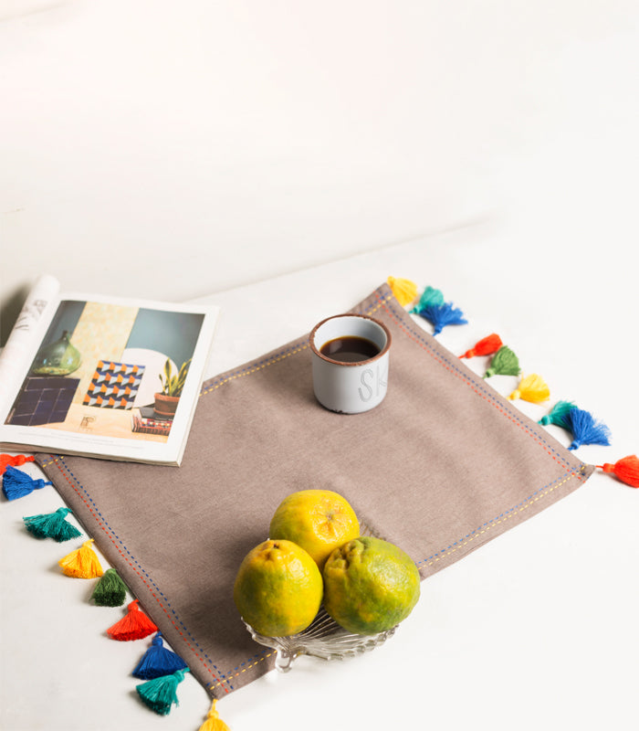 Grey Rainbow Mats - Set of 4