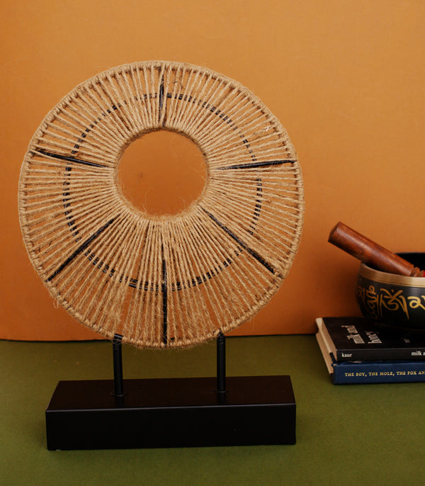 Jute Sphere Sculpture