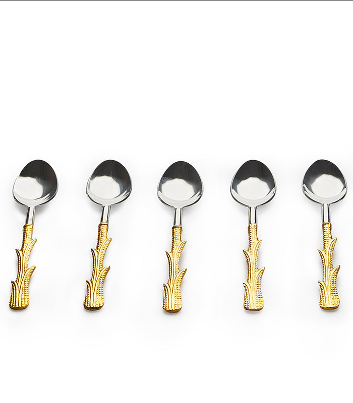 Layered Leaf Cutlery Set
