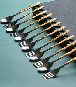 Layered Leaf Cutlery Set