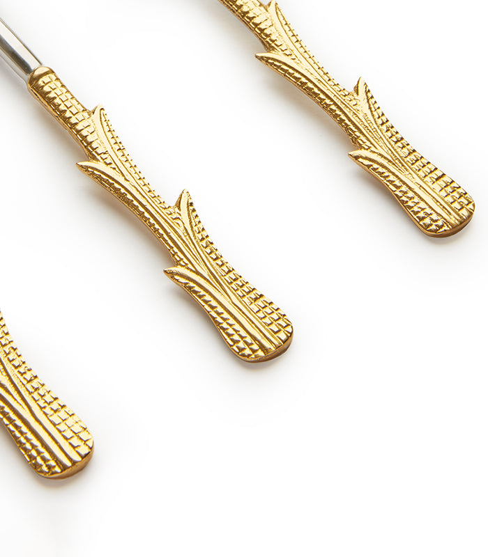 Layered Leaf Cutlery Set