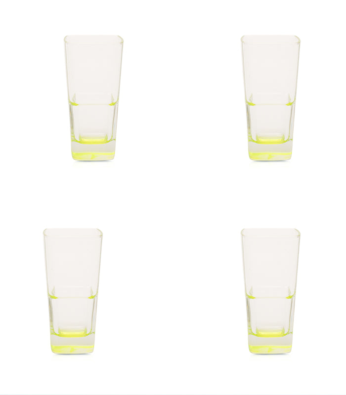 Lemon Pool Tall Glasses - Set of 4