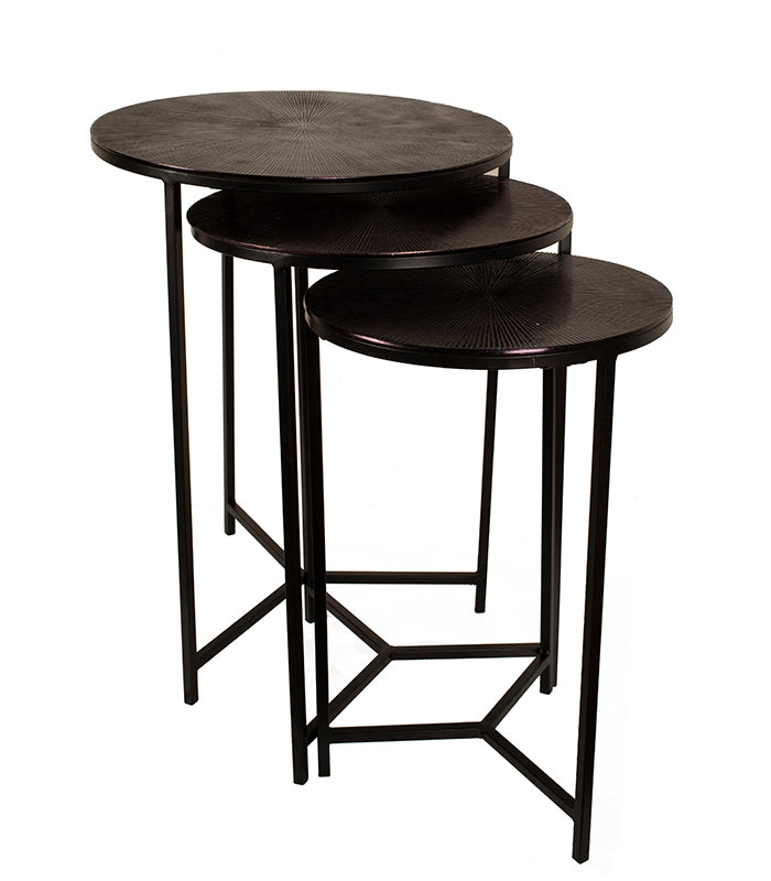 Noir Tex Table Set