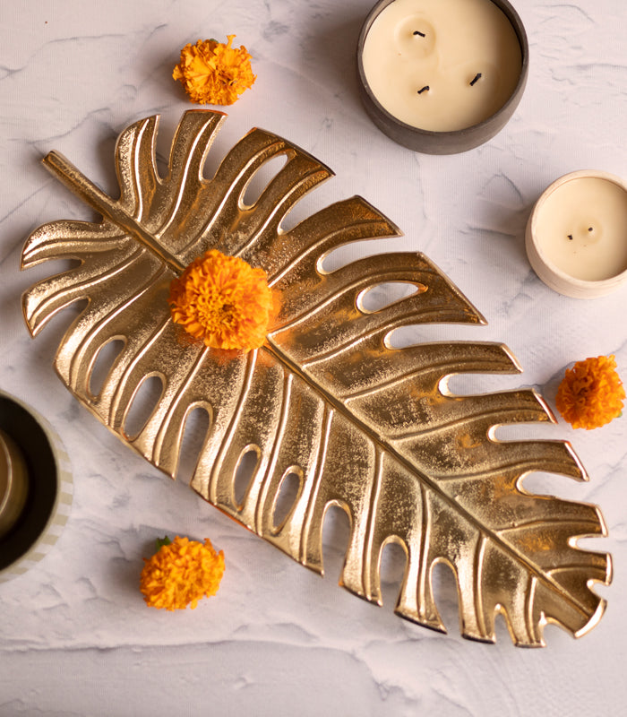 Open Leaf Platter