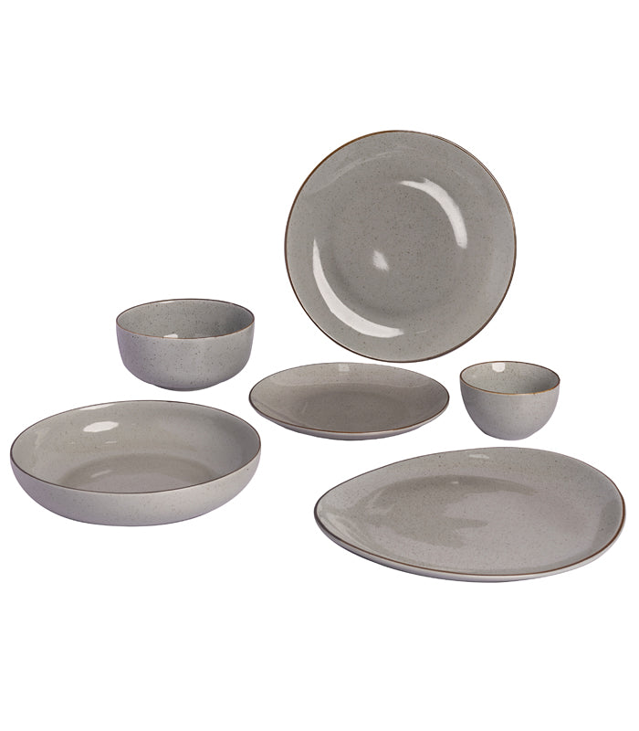 Pearl Grey Dinner Set