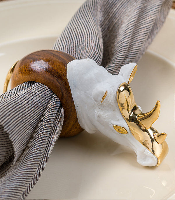 Rhino Napkin Ring