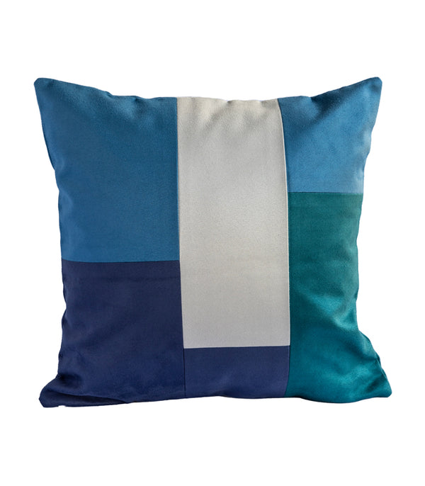 Sapphire Block Cushion Cover