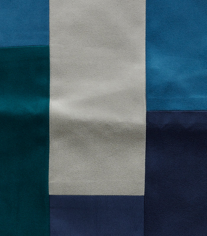 Sapphire Block Cushion Cover