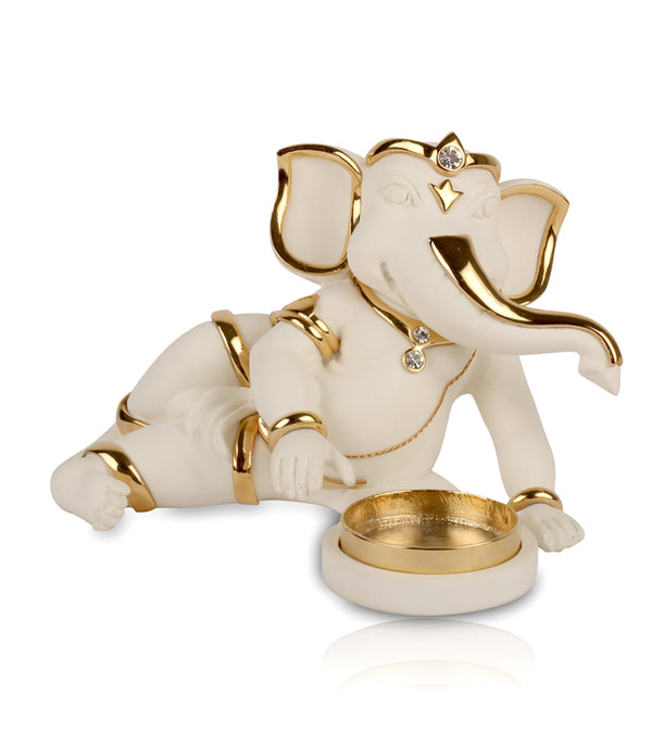 Sitting Diya Ganesha
