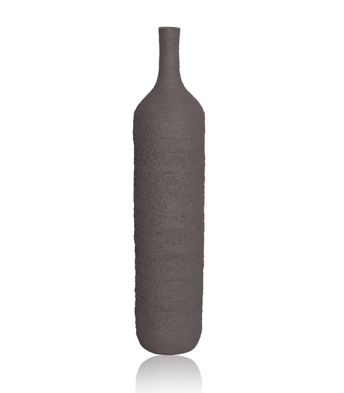 Spin Crust Grey Vase