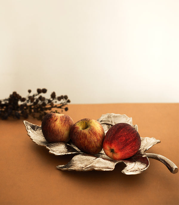 Sterling Leaf Platter