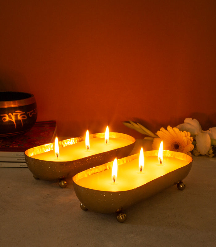 Trough Scented Candles- Set of 2