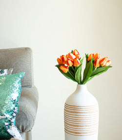 Tulip Bunch -Orange- Set of 2