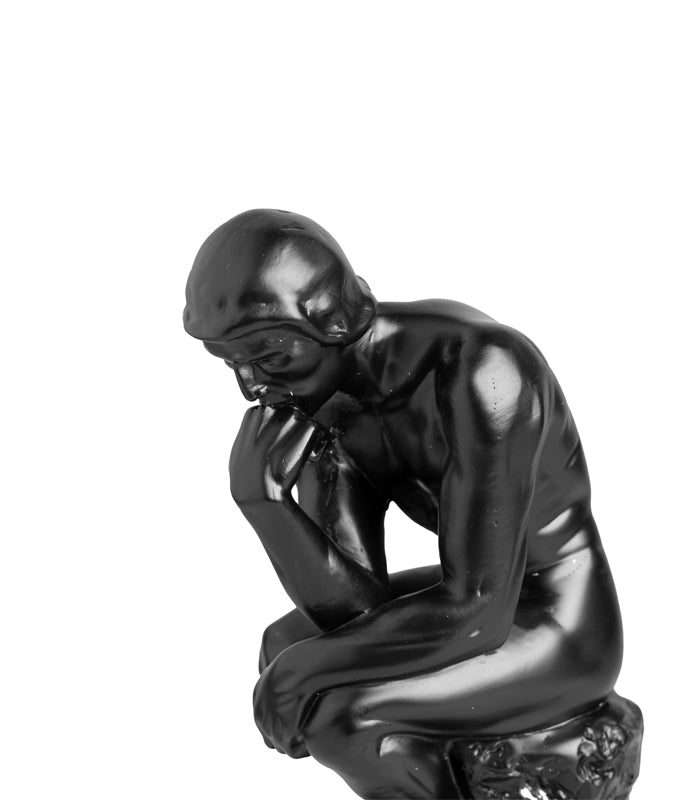 Wise Man Sculpture Black